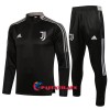 Juventus Training Huppari Suits 2022-23 Neljännes Zip Tummanharmaa - Lasten